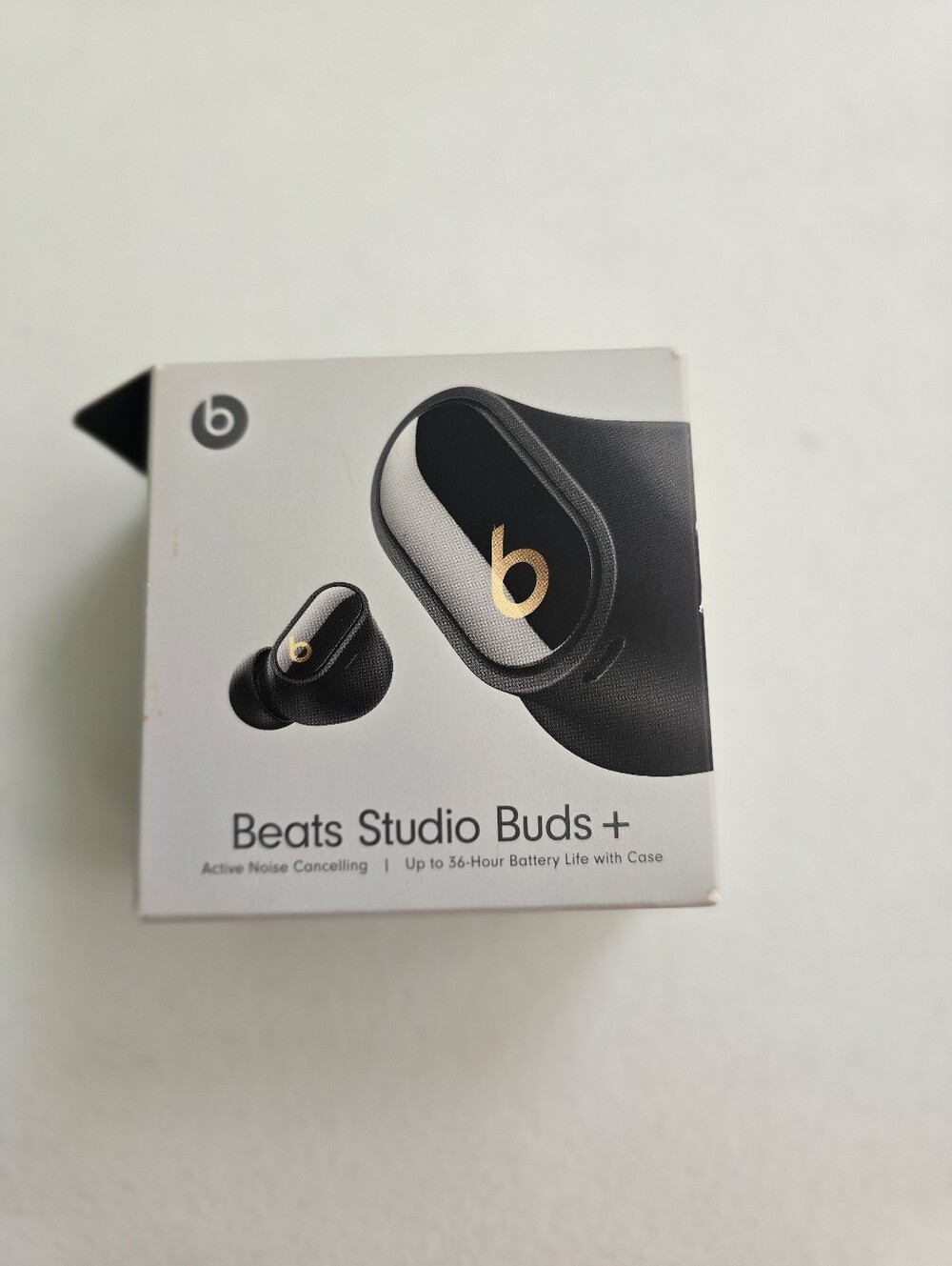 Beats Studio Buds+ ANC Black Gold Wireless Earbuds USB-C Charging Case Open Box